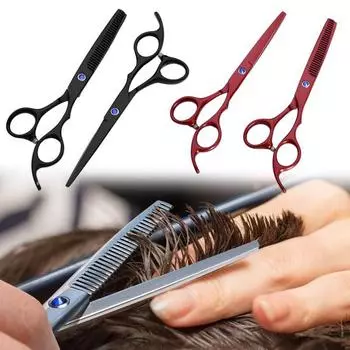 6 дюймов 2 шт. ножницы для стрижки из нержавеющей стали парикмахерский инструмент филировочные ножницы