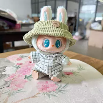 6-дюймовая кукольная одежда для детей, штаны и наряды для кукол-подвесок 3pcs коричневый