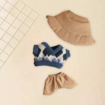 6-дюймовая кукольная одежда, топ и штаны, наряд, подвеска, игрушка, декор, удобные костюмы