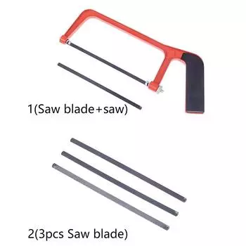 6-дюймовая мини-домашняя маленькая ручная пила Регулируемая деревообрабатывающая пила с пильным полотном 150 мм 2(3pcs Saw blade)