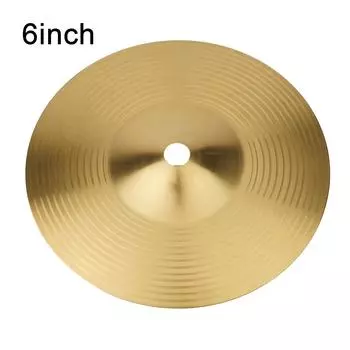 6-дюймовые барабанные латунные тарелки перкуссия сплэш крэш хай-хэт тарелка джазовый барабан музыкальные инструменты аксессуары