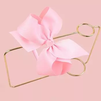 6-дюймовые большие банты для волос из лент с атласными повязками для волос, милые повязки для девочек, повязки на голову из пластика, детские аксессуары для волос