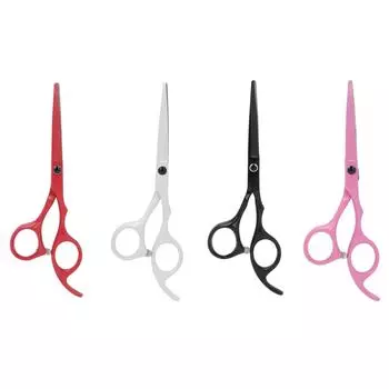 6-дюймовые профессиональные ножницы для волос из нержавеющей стали, парикмахерские ножницы, парикмахерский инструмент Red