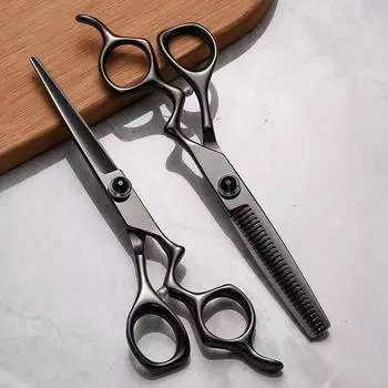 6-дюймовые профессиональные ножницы из нержавеющей стали для парикмахерских ножниц, ножницы для стрижки волос, филировочные ножницы для стрижки волос
