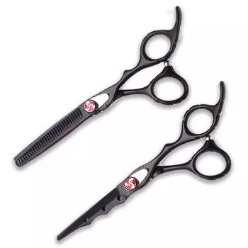 6-дюймовые семейные ножницы для стрижки волос, парикмахерские ножницы, филировочные ножницы, парикмахерские цвета, семейные незаменимые ножницы 6in C белый