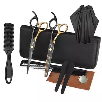 6-дюймовые семейные парикмахерские ножницы для резки, филировочные ножницы, набор парикмахерских ножниц, машинки для стрижки волос
