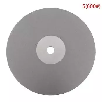 6-дюймовый 150-миллиметровый плоский шлифовальный круг для полировки ювелирных изделий с алмазным покрытием, 80–3000 # as the picture