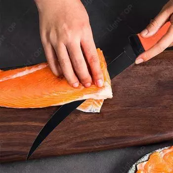 6-дюймовый кухонный нож для обвалки филе, нож для разделки рыбы из нержавеющей стали, нож для мяса, кухонные ножи для нарезки рыбы