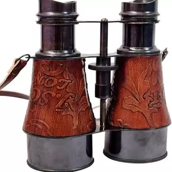 6-дюймовый латунный бинокль, красный, латунный бинокль, старинный бинокль, винтажный бинокль как