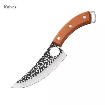 6-дюймовый нож из нержавеющей стали для обвалки мяса, кованый нож ручной работы, кухонный нож повара, мясницкий нож, нож для нарезки, кухонные принадлежности