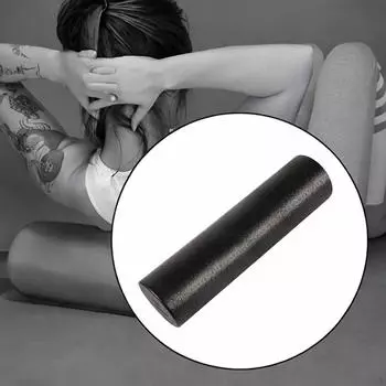 6-дюймовый пенный роликовый тренажер для йоги для баланса и тренировок на кор, пилатеса, развития мышц чёрный