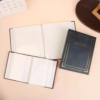 6-дюймовый семейный альбом 100/200 фотографий 10X15 см, художественный фотоальбом, классический ретро-органайзер для фотографий blue 100sheets