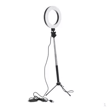 6-дюймовый светодиодный селфи со штативом для видеосъемки макияжа