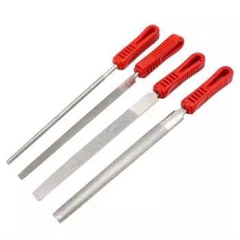 6-дюймовый треугольный/плоский/круглый/полукруглый алмазный напильник, инструменты для резьбы по металлу и камню 6inch