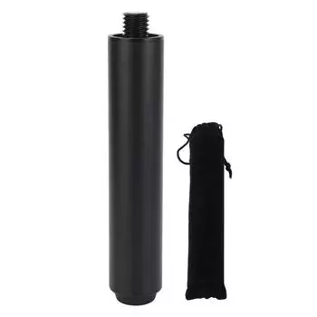 6-дюймовый удлинитель для бильярдного кия, алюминиевый удлинитель для бильярдного кия с резиновым бампером