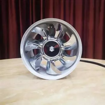 6-дюймовый встроенный канальный вентилятор, воздуходувка из металлической трубы, вытяжной вентилятор, мини-вытяжка, настенный вентилятор для ванной комнаты и туалета, канальный вентилятор 220 В белый