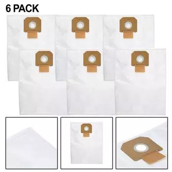 6 флисовых фильтровальных мешков, совместимых с Bosch GAS 35 Series Оптимальная технология фильтрации для контроля пыли CHINA