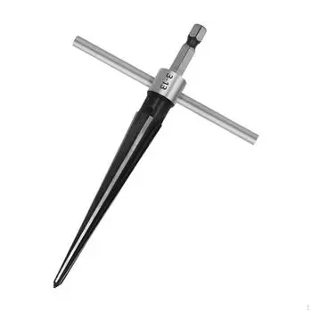 6-канавочный развертка для гитарного бриджа, штифтовое отверстие, столярный инструмент, гитарный мастер, стальная Т-образная ручка, конус 3 to 13mm