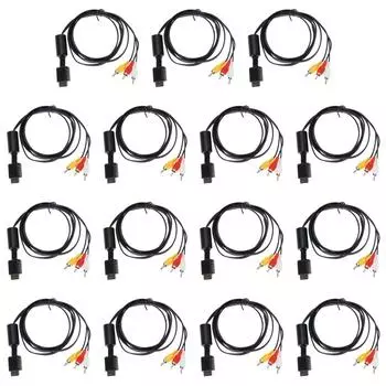 6 футов 1,8 м аудио-видео AV-кабель к RCA для PS2 PS3 PlayStation SYSTEM