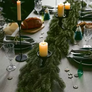 6-футовая рождественская гирлянда ручной работы One Size