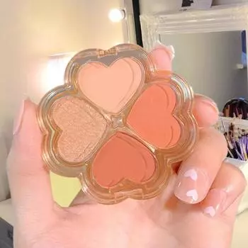6 г модные тени для век с несколькими текстурами, легкие перламутровые матовые тени для век клевера для студии макияжа C