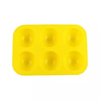 6-гнездная силиконовая форма для торта, желе, шоколада, форма для выпечки, полукруглый устойчивый противень, формы для выпечки
