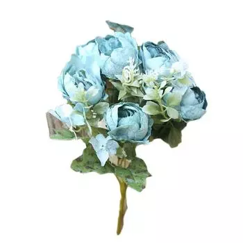 6 Головок Шелковые Пионы Искусственные Цветы Пионы Свадебный Букет Домашний Декор для Вечеринки