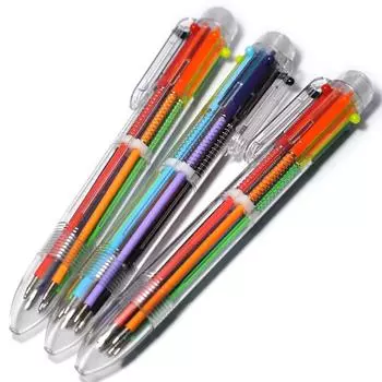 6 in 1 Colorful Drawing Children s Gifts Multi-color Pen Ball Pen Ballpoint Pen 6 Color Pen Multicolor