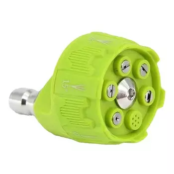 Насадка для мойки высокого давления 6 в 1, 3000 фунтов на кв. дюйм, регулируемая насадка для мойки высокого давления с резьбой 1/4 дюйма