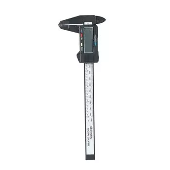 6 Inch Digital LCD Gauge Vernier Calipers Measuring Tool Micrometer чёрный