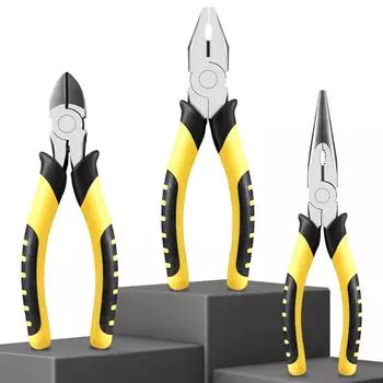 6 Inches Wire Pliers Sharp Large Opening Stripping Pliers Industrial Grade Labor-saving Household Electrician Pliers Tool