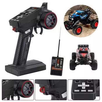 6-канальный пульт дистанционного управления для модели автомобиля и корабля 2.4G RC Car Boat Tanks пульт дистанционного управления для восхождения Drift Vehicle RC Car Ship Tank чёрный