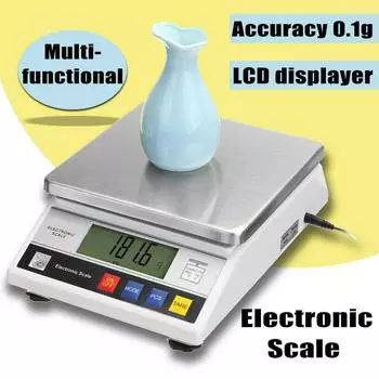 6 кг 0,1 г Цифровые электронные диетические весы для взвешивания пищевых продуктов Почтовые почтовые весы - intl 3KG