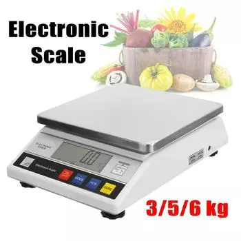 6 кг 0,1 г Цифровые электронные диетические весы для взвешивания пищевых продуктов Почтовые весы - Международный 3KG