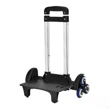 6-колесная тележка для покупок, ручная тележка, переносное складное устройство для хранения продуктов, багаж Rose Red Black