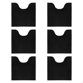 6 комплектов ковриков для ванной и туалета для зон туалета 21.7 inx23.6 in