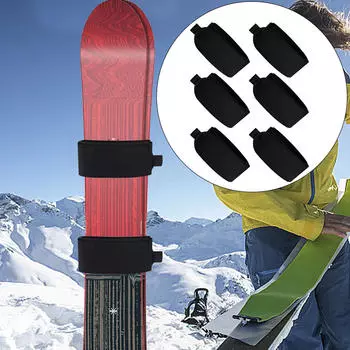 6 комплектов лыжных ремней для крепления и переноски снаряжения