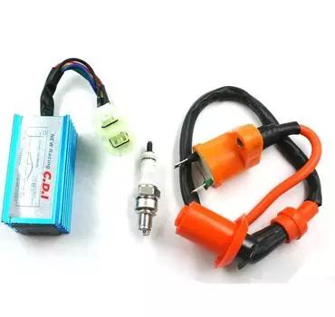 6-контактная гоночная катушка зажигания + свеча зажигания + AC CDI для GY6 50cc 125/150cc