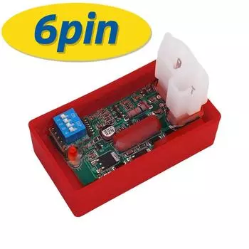 6-контактный модифицированный мотоцикл CDI с DIP-переключателем, ограничение скорости зажигания мотоцикла 4000-12000 для CG125 CDI Racing CG150 для FT150