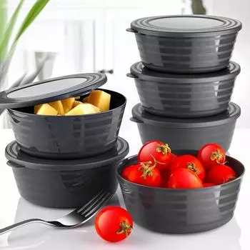 6 контейнеров для хранения, контейнеры для завтрака и еды
