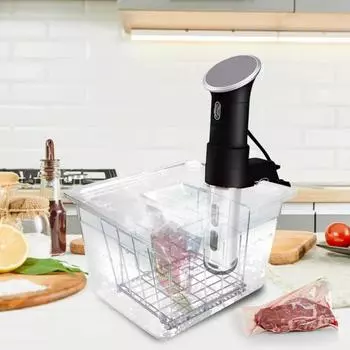 6 л Кулинарный резервуар для воды Sous Vide Прозрачный вакуумный резервуар Прочный мультиварка для ванны Мультиварка 6L