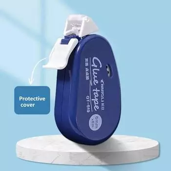 6 м * 6 мм двусторонняя клейкая лента в горошек DIY Скрапбукинг коллаж фотоальбом школьные канцелярские принадлежности роликовая лента синий