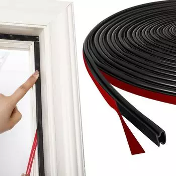 6 м/рулонная нижняя уплотнительная полоса для двери, уплотнительная полоса под дверной заглушкой TPE, более толстая, противохолодная, уплотнительная полоса для зазоров