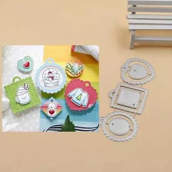 6 маленьких стилей дизайна лифта, металлические штампы для резки, сделай сам, скрапбукинг, тиснение, трафарет, бумага, шаблон для альбома серебряный