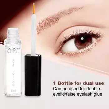 6 мл двойной клей для век не раздражает прозрачный отличная липкость невидимый без запаха средство для макияжа глаз натуральный с Y-образной вилкой клей для наращивания ресниц