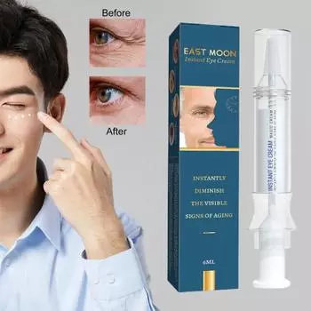 6 мл крем для глаз увлажняющий осветляет темные круги уменьшает морщины укрепляющий кожу вокруг глаз для мужчин охлаждающий нежный крем для улучшения тонких линий для красоты 6ML