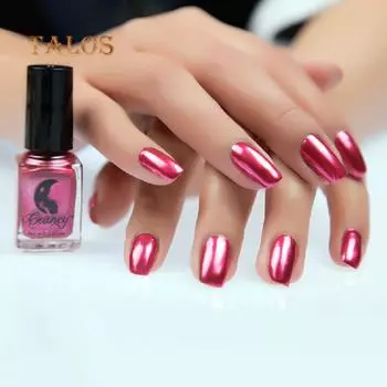 6 мл лак для ногтей с зеркальным эффектом, металлический блеск для ногтей, блестящий пигментный лак для ухода за ногтями 13#