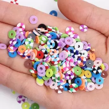 6 мм 200 шт. однотонные полимерные глиняные прокладки, свободные бусины для самостоятельного изготовления брелоков, ожерелий, браслетов, ювелирных изделий, аксессуаров, соответствующих цветов, ювелирных изделий about 6mm----200Pcs