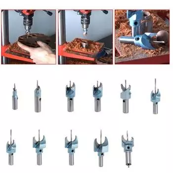 6 мм-25 мм твердосплавное деревообрабатывающее сверло, деревянные бусины Будды, шарики, сверлильный инструмент 10x15mm