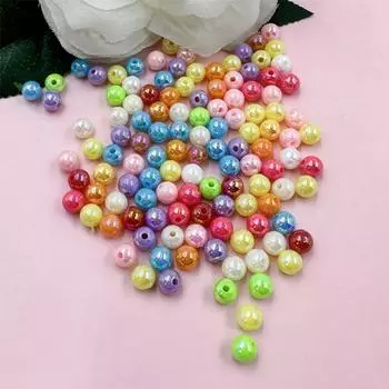 6 мм 420 шт., аксессуары для ожерелья, ювелирные изделия, браслет «сделай сам», ABS, окрашенный жемчуг «Русалка», подарки, ювелирные аксессуары 6mm 420Pcs кофейный
